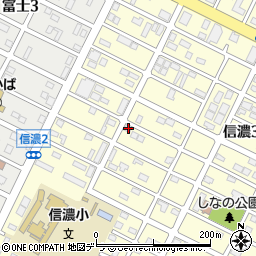 北海道千歳市信濃3丁目23-10周辺の地図