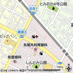 ニコニコレンタカー　千歳新富店周辺の地図