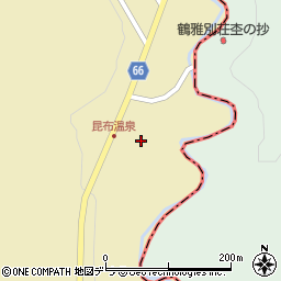 北海道磯谷郡蘭越町湯里378周辺の地図