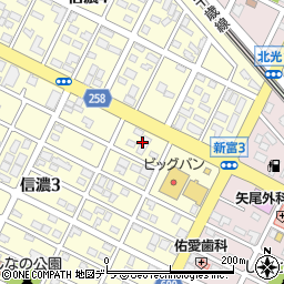 北海道千歳市信濃3丁目6周辺の地図