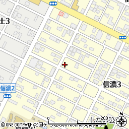 北海道千歳市信濃3丁目25-8周辺の地図