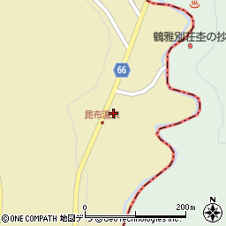 北海道磯谷郡蘭越町湯里406周辺の地図