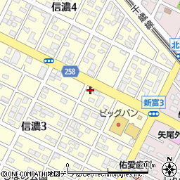 北海道千歳市信濃3丁目6-9周辺の地図