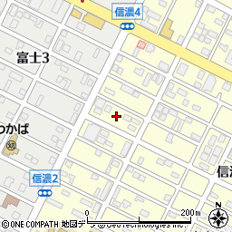 北海道千歳市信濃3丁目31周辺の地図