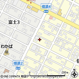 北海道千歳市信濃3丁目31-12周辺の地図