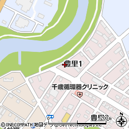 〒066-0022 北海道千歳市豊里の地図