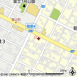 北海道千歳市信濃3丁目28-14周辺の地図