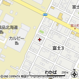 北海道千歳市富士3丁目13周辺の地図