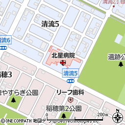 北海道千歳市清流5丁目1周辺の地図