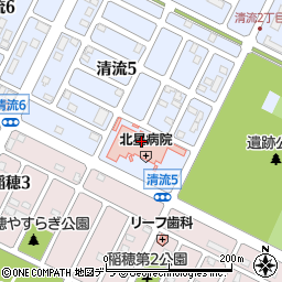 北海道千歳市清流5丁目1-1周辺の地図