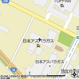 日本アスパラガス株式会社千歳工場周辺の地図