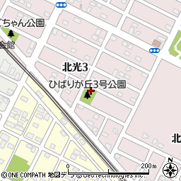ひばりヶ丘３号公園トイレ周辺の地図