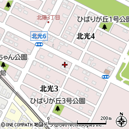 北海道千歳市北光周辺の地図
