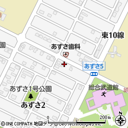 住研ハウス株式会社千歳・恵庭営業所周辺の地図
