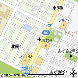 北洋銀行千歳北陽 ＡＴＭ周辺の地図