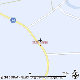 稲里生活館周辺の地図