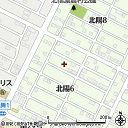 北海道千歳市北陽6丁目14周辺の地図