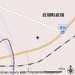 北海道釧路市音別町直別原野東周辺の地図