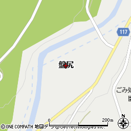 北海道恵庭市盤尻周辺の地図