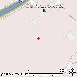 北海道千歳市上長都周辺の地図
