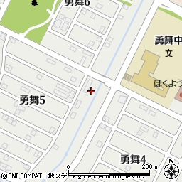 北海道千歳市勇舞周辺の地図