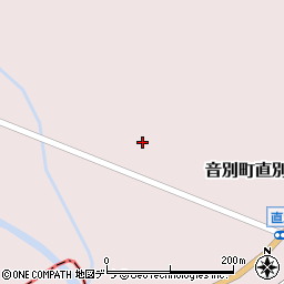 北海道釧路市音別町直別仲通周辺の地図