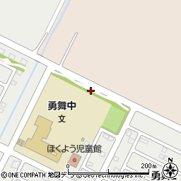 勇舞3号公園周辺の地図