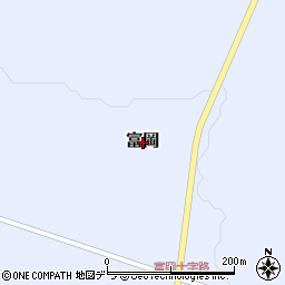 北海道沙流郡日高町富岡周辺の地図