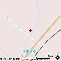 北海道釧路市音別町キナシ別周辺の地図
