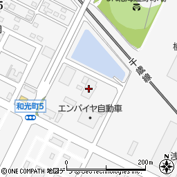 館花・恵庭配送センター周辺の地図