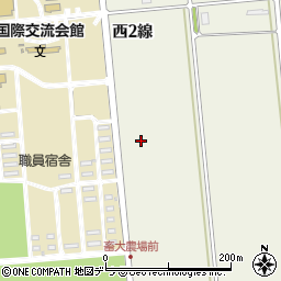 北海道帯広市稲田町（西２線）周辺の地図