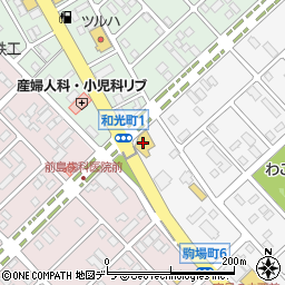 札幌トヨペット　恵庭店周辺の地図