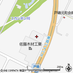 佐藤木材工業株式会社　北海道恵庭支店周辺の地図