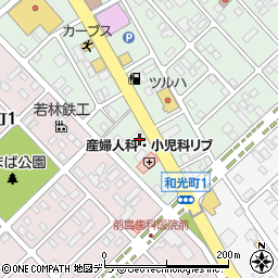 ラーメン山岡家 恵庭店周辺の地図