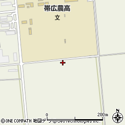 北海道帯広市稲田町西１線13周辺の地図