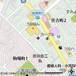 〒061-1441 北海道恵庭市住吉町の地図