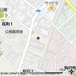 桜町集会所周辺の地図