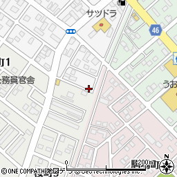北海道恵庭市泉町174周辺の地図
