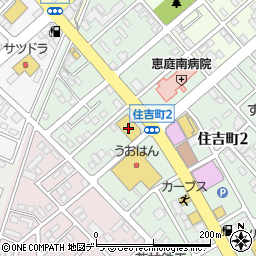 札幌トヨタ自動車恵庭店周辺の地図