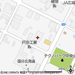 戸田工業札幌第２工場周辺の地図