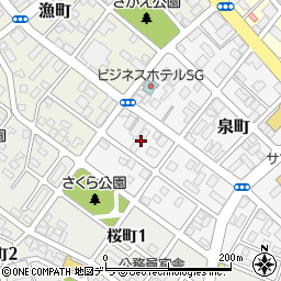 北海道恵庭市泉町121周辺の地図