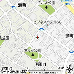 北海道恵庭市泉町130-1周辺の地図
