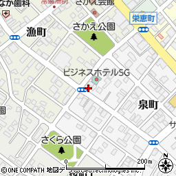 北海道恵庭市泉町110周辺の地図