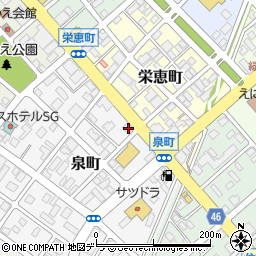 北海道恵庭市泉町29周辺の地図
