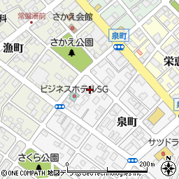 スノーフレーク泉町周辺の地図