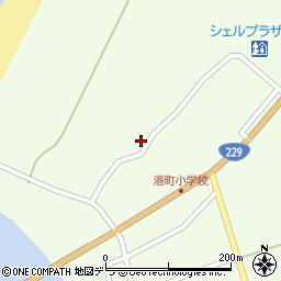 北海道磯谷郡蘭越町港町1438周辺の地図