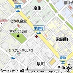 北海道恵庭市泉町1周辺の地図