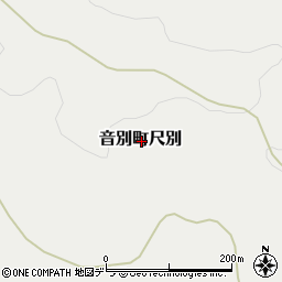 北海道釧路市音別町尺別周辺の地図