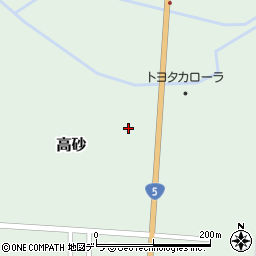 セイコーマート倶知安高砂店周辺の地図
