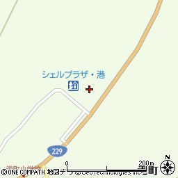 北海道磯谷郡蘭越町港町1398周辺の地図